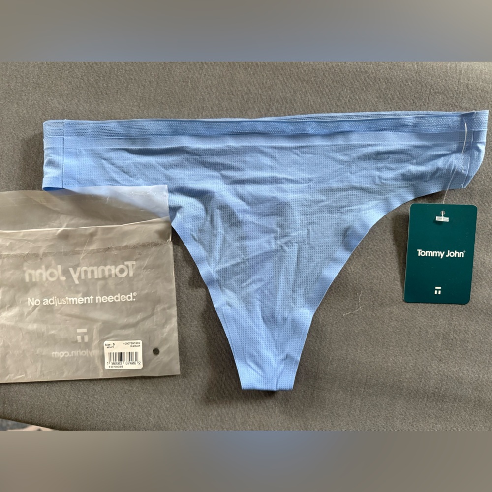 Tommy John Light Blue Air Thong NWT